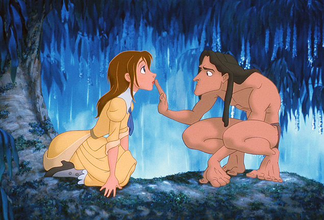 Cena do desenho animado 'Tarzan', em que os pais do protagonista so mortos por animais selvagens
