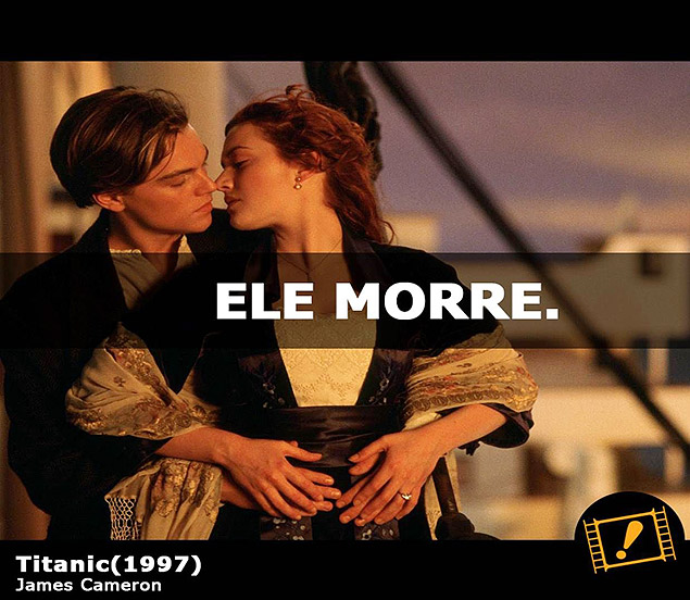 Postagem da 'Spoiler de Hoje' entrega o final de 'Titanic'