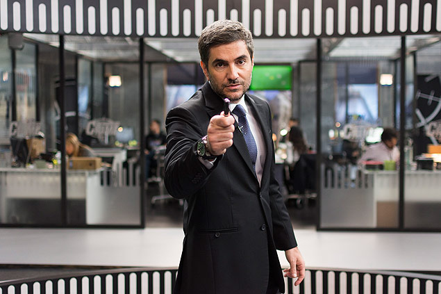 Rodrigo Veronese em cena da srie "Na Mira do Crime", exibida pelo canal FX