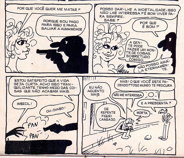 Quadrinhos dos anos 1970 feitos pelo cartunista francs Georges Wolinski, morto no massacre do 'Charlie Hebdo