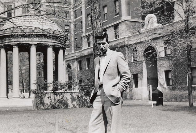 Augusto Boal na Universidade Columbia, em Nova York, nos anos 1950