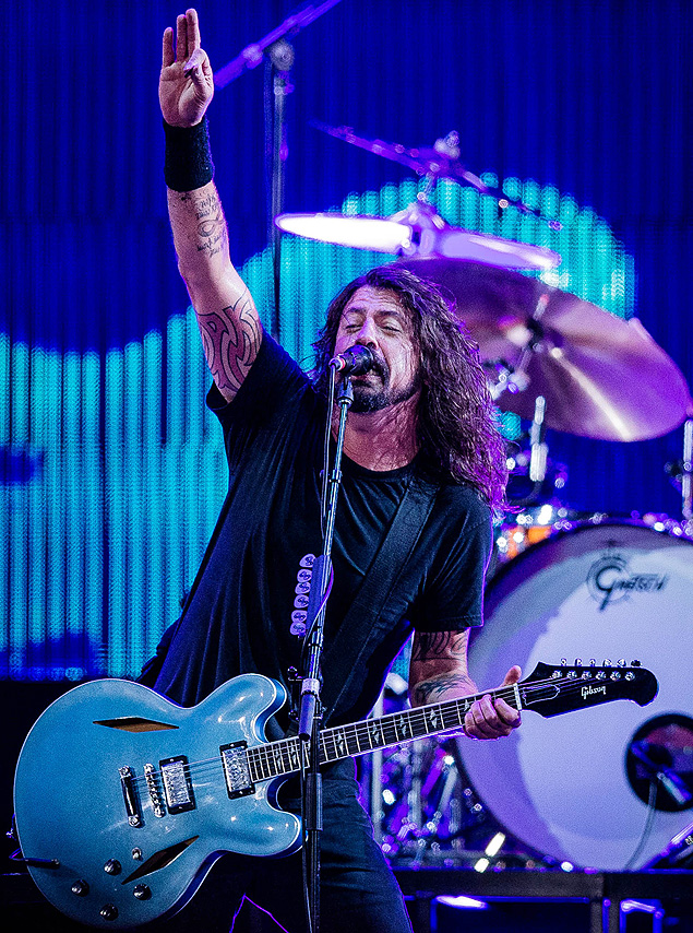 Show da banda americana Foo Fighters, no estádio do Morumbi, em São Paulo