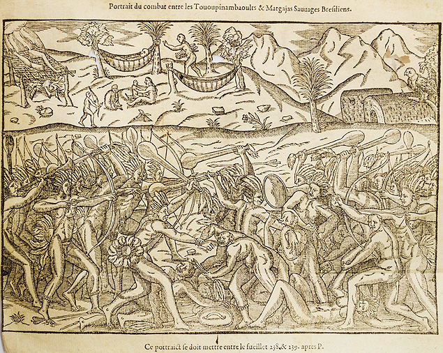 "Historia Indiae Occidentalis" (1600), de Jean de Lry, parte do acervo da Biblioteca Mrio de Andrade