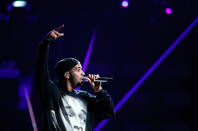 O rapper Drake no festival iHeartRadio, em 2013