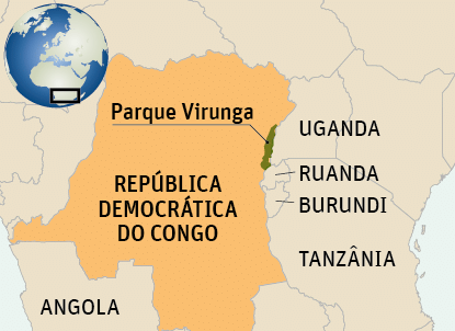 Parque Virunga - Repblica Democrtica do Congo - Onde Fica