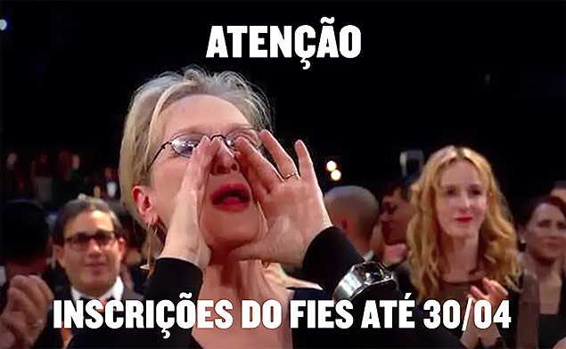 Dilma Rousseff posta meme de Meryl Streep no Oscar para anunciar inscries do Fies