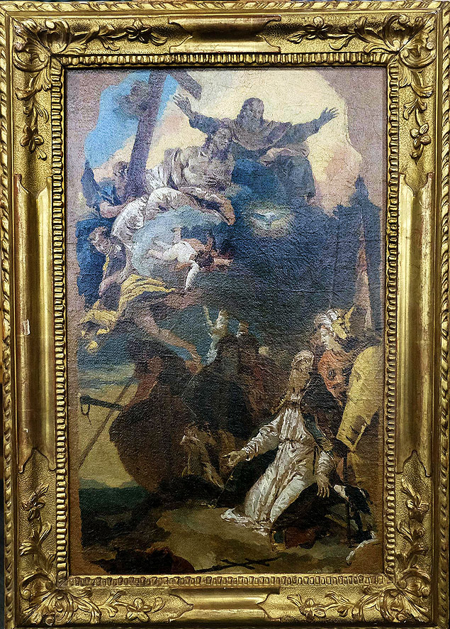 A tela de Giovanni Battista Tiepolo