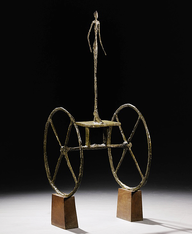 A escultura "Chariot", de Alberto Giacometti