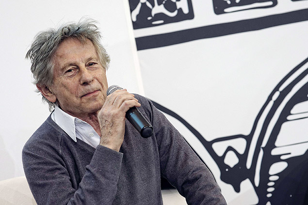 French-Polish film director Roman Polanski is pictured during a conference at the Paris Book Fair on March 20, 2015. AFP PHOTO / LIONEL BONAVENTURE ORG XMIT: 3619
