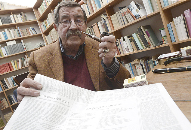 O escritor alemão Günter Grass