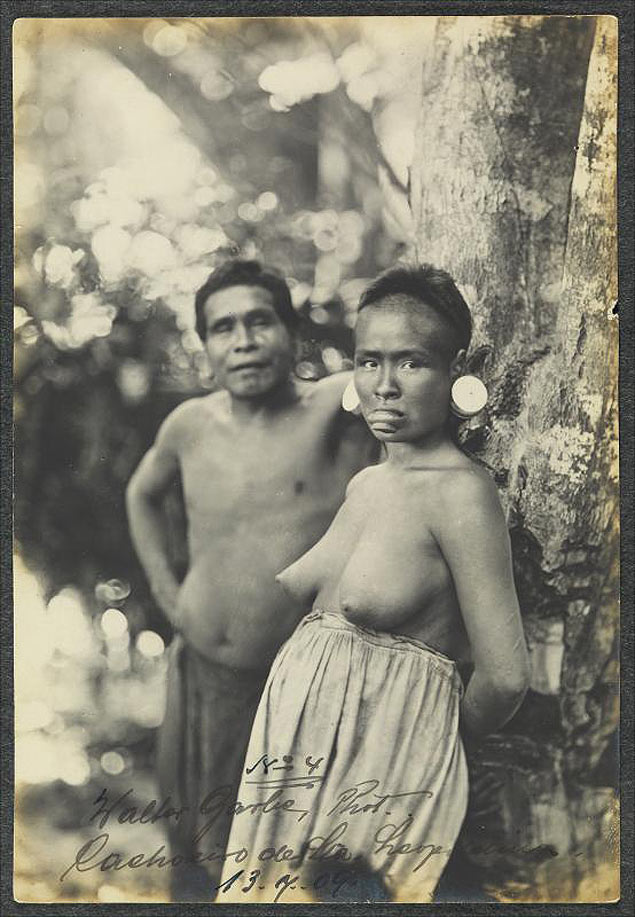 Retrato de índios botocudos de 1909, feito por Walter Garbe, foi publicado pelo MinC em sua página oficial no Facebook e bloqueado pela empresa