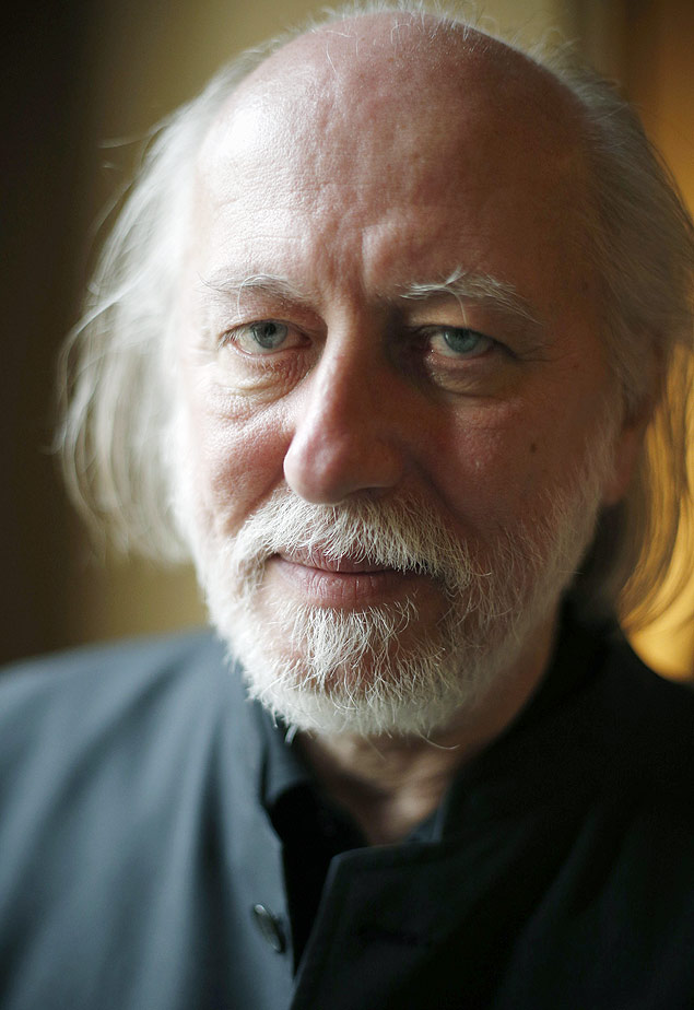 O escritor hngaro Lszl Krasznahorkai, vencedor do Man Booker International