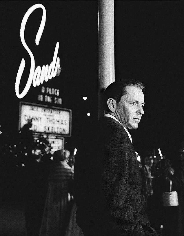Frank Sinatra em Las Vegas, em 1960