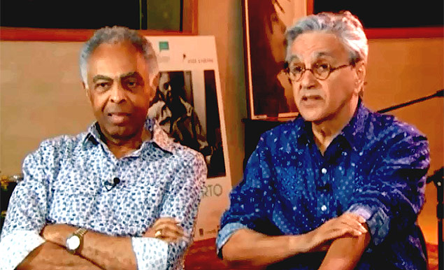 Caetano Veloso e Gilberto Gil em entrevista  BBC, clique na foto para assistir 
