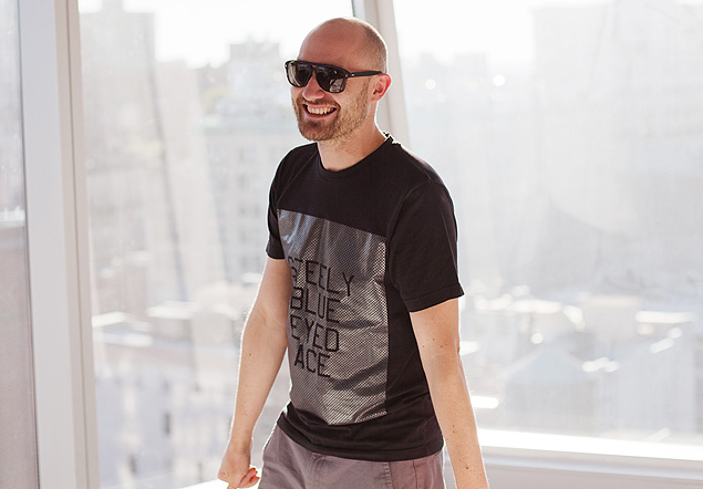 The German techno producer Paul Kalkbrenner, in New York, Aug. 13, 2015. To build his American audience, his new album, "7," includes something unusual for his electronic dance music mix: vocals. (Katharina Poblotzki/The New York Times)