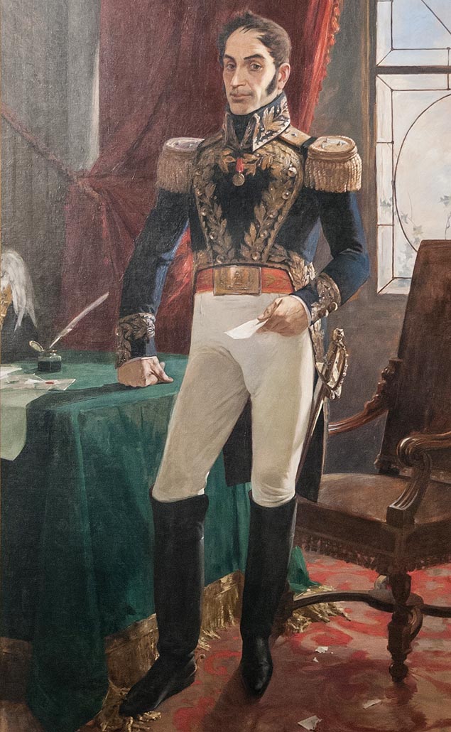 El venezolano Simón Bolívar