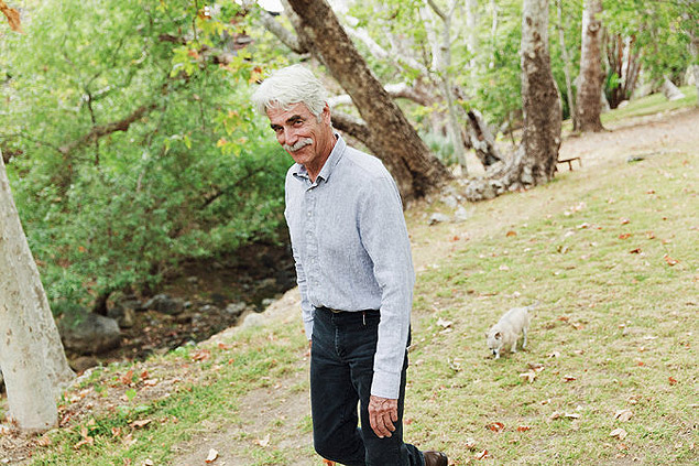  Sam Elliott at his home in Malibu, Calif. Credit Bryan Sheffield for The New York Times - suplemento nyt http://www.nytimes.com/2015/08/16/movies/sam-elliott-a-leading-man-again-at-71-no-cowboy-hat-required.html?_r=0