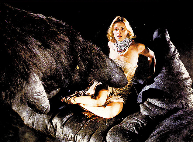 A atriz Jessica Lange em cena do filme "King Kong" (1976), de John Guillermin. . (Divulgao) *** DIREITOS RESERVADOS. NO PUBLICAR SEM AUTORIZAO DO DETENTOR DOS DIREITOS AUTORAIS E DE IMAGEM *** 