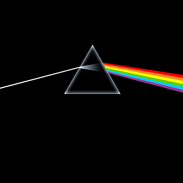 Capa do lbum "The Dark Side of the Moon" da banda de rock ingls Pink Floyd (1973). (Foto: Reproduo) ***DIREITOS RESERVADOS. NO PUBLICAR SEM AUTORIZAO DO DETENTOR DOS DIREITOS AUTORAIS E DE IMAGEM***