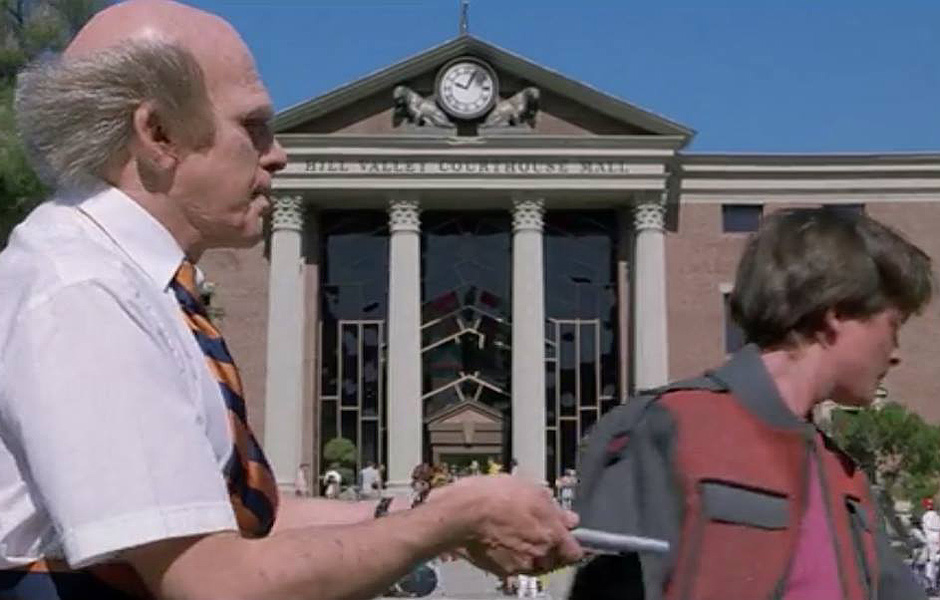 Cena do filme "De Volta para o Futuro Parte 2" (1989), de Robert Zemeckis.