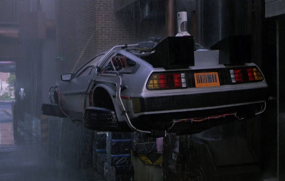 Cena do filme "De Volta para o Futuro Parte 2" (1989), de Robert Zemeckis.