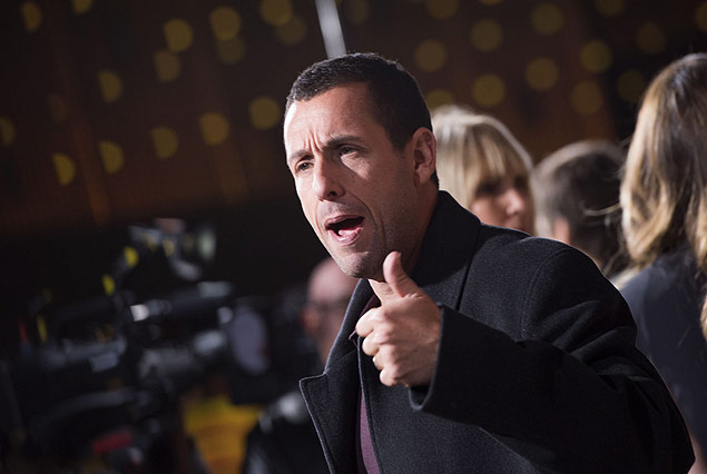 Actor Adam Sandler attends the Premiere of Ridiculous 6, in Universal City, California, on November 30, 2015.AFP PHOTO /VALERIE MACON ORG XMIT: 01