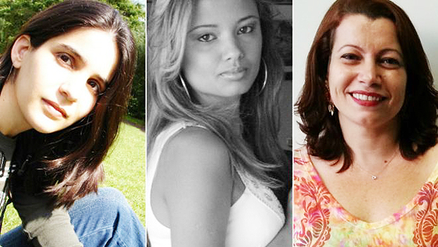  As escritoras Lilian Carmine, Camila Moreira e Nana Pauvolih, reveladas na internet 