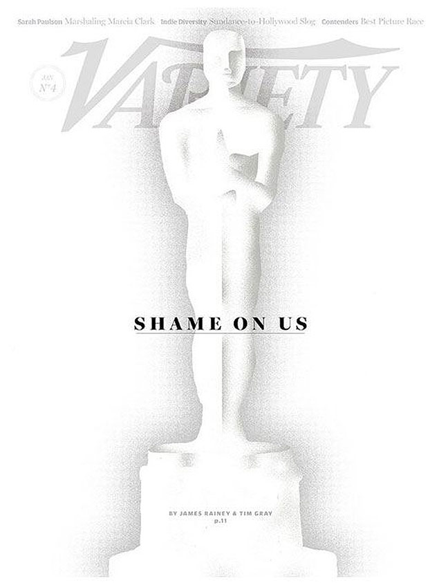 Revista Variety aborda polmica do Oscar na capa e ataca: 
