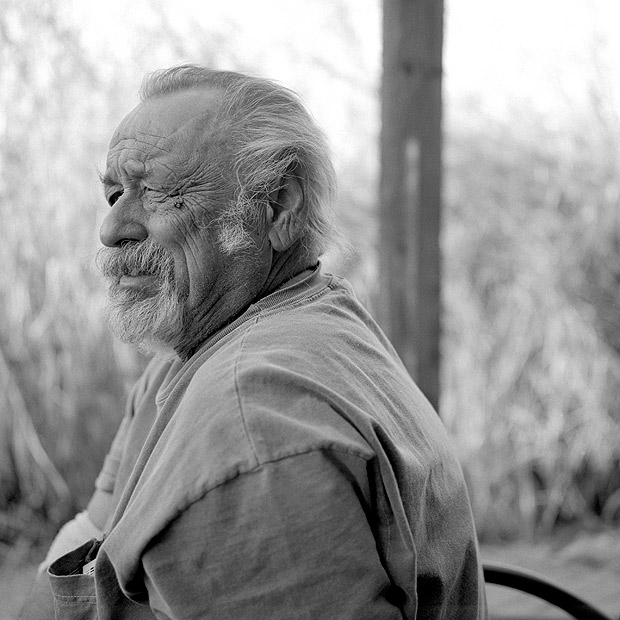 This 2008 photo provided by Grove Atlantic shows author Jim Harrison. Harrison, the fiction writer, poet, outdoorsman and reveler who wrote with gruff affection for the country's landscape and rural life and enjoyed mainstream success in middle age with his historical saga "Legends of the Fall," died Saturday, March 26, 2016. He was 78. (Wyatt McSpadden/Courtesy of Grove Atlantic via AP) MANDATORY CREDIT ORG XMIT: NY704