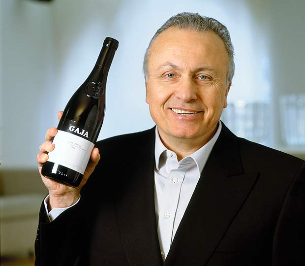 O vinhateiro Angelo Gaja 