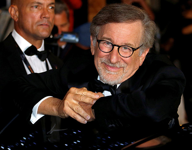 Diretor Steven Spielberg no Festival de Cannes de 2016
