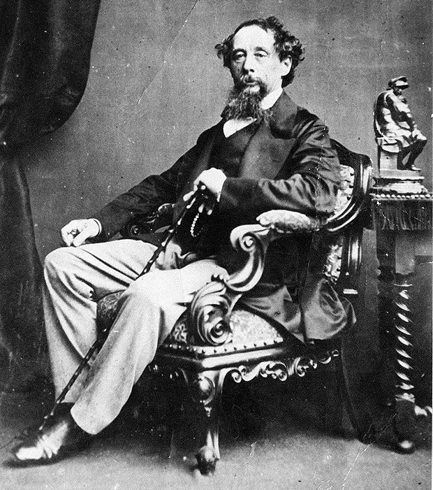 O escritor ingls Charles Dickens