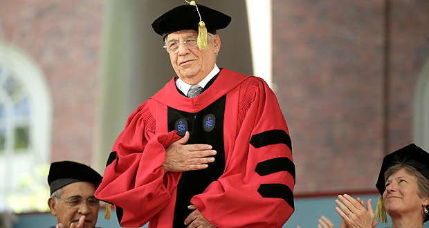 O ex-presidente Fernando Henrique Cardoso recebe ttulo em Harvard