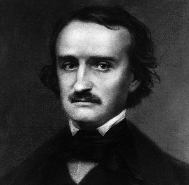 O escritor americano Edgar Allan Poe 