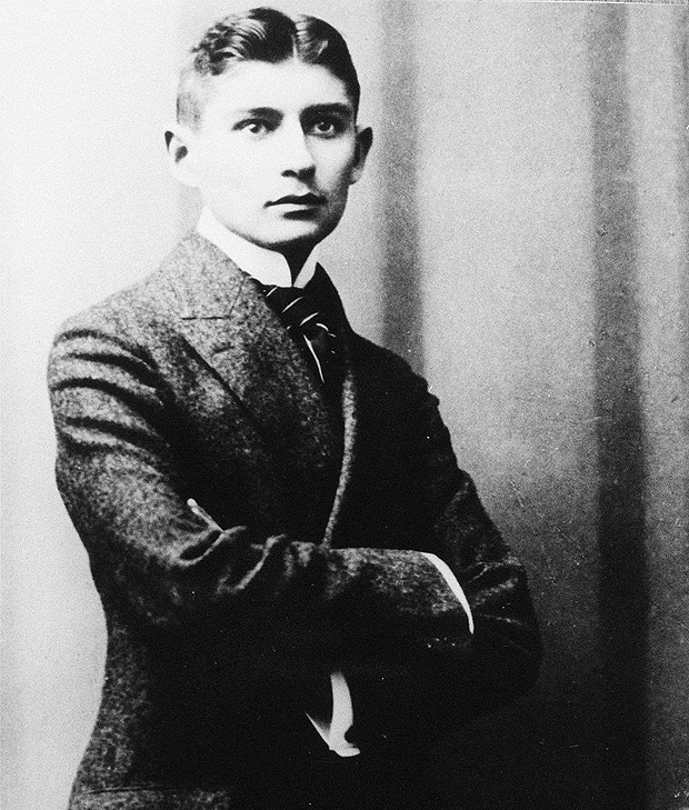 ORG XMIT: 110901_0.tif O escritor tcheco Franz Kafka. 