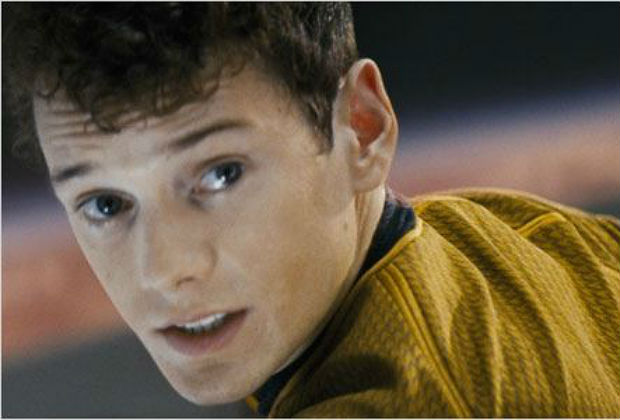 Anton Yelchin em cena do filme "Star Trek"