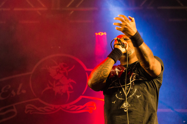 Derrick Green, vocalista do Sepultura, durante show no Rock Rio Pardo 2016. CRDITO: Thiago Mazzante ***DIREITOS RESERVADOS. NO PUBLICAR SEM AUTORIZAO DO DETENTOR DOS DIREITOS AUTORAIS E DE IMAGEM***