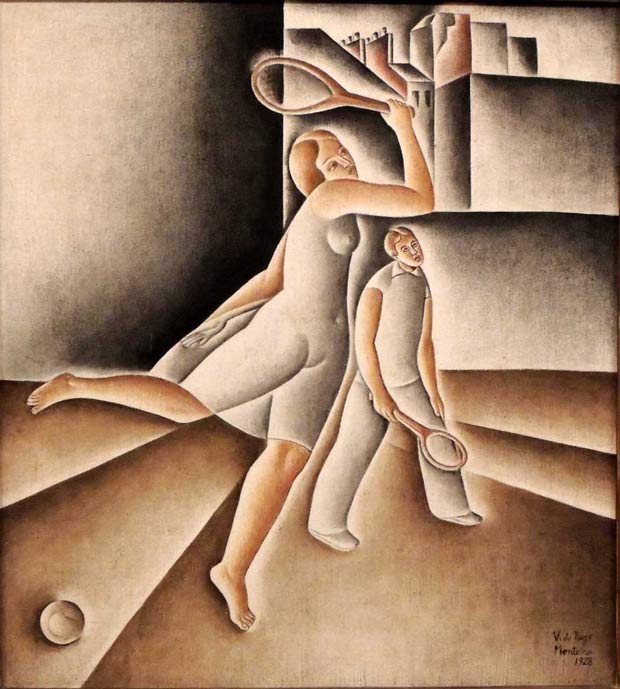 "Tnis", pintura de Vincente do Rego Monteiro, de 1928