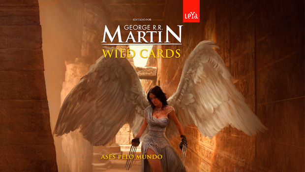 Capa do Livro "Ases Pelo Mundo" da serie Wild Cards de George R.R. Martin