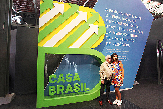 Bernie Ecclestone, o chefão da Fórmula 1, na Casa Brasil durante a Olimpíada do Rio com a mulher, Fabiana Flosi. Credito: Divulgacao ***DIREITOS RESERVADOS. NO PUBLICAR SEM AUTORIZAO DO DETENTOR DOS DIREITOS AUTORAIS E DE IMAGEM***