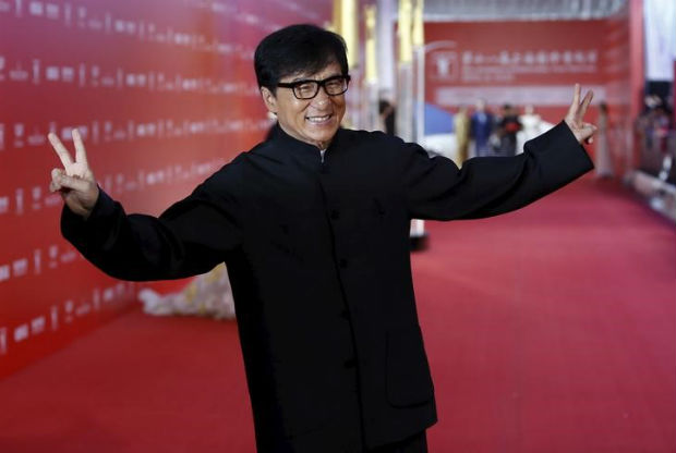 O ator Jackie Chan