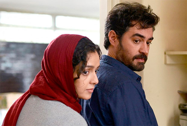 Taraneh Alidoosti e Shahab Hosseini em cena de "O Apartamento"