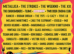 Line-up do Lollapalooza 2017 – Divulgação Line-up do Lollapalooza 2017 – Divulgação