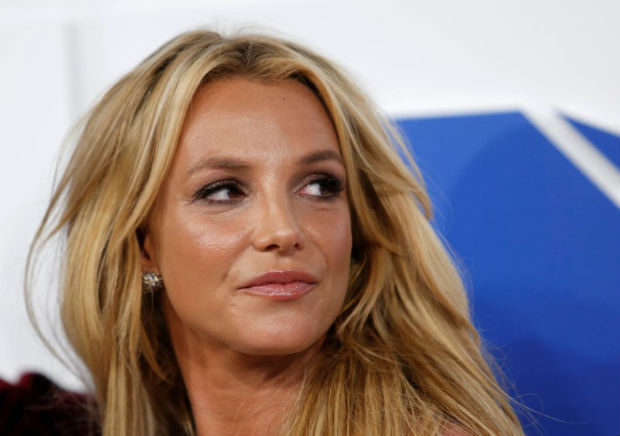 Britney Spears durante evento em Nova York