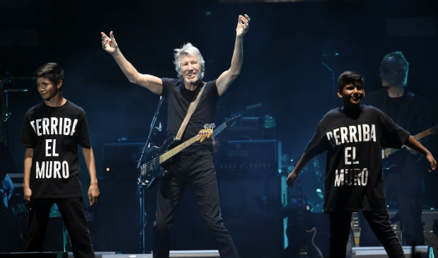 Roger Waters no festival de msica "Desert Trip" na Califrnia, em 2016