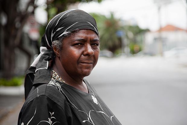 Geralda, moradora de rua fotografada pelo SP Invisvel