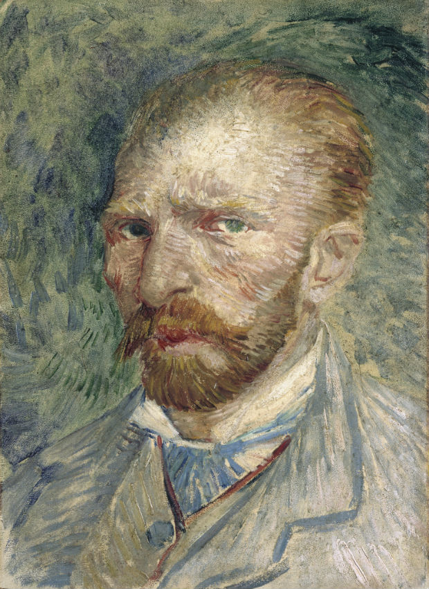"Auto-retrato" (1887), obra de Vincent Van Gogh.