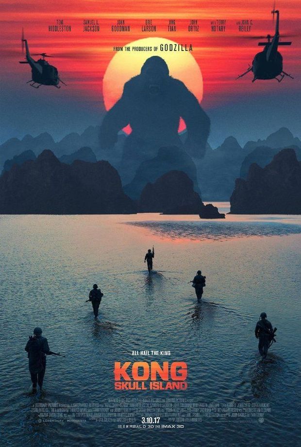 Poster do filme 'Kong: A Ilha da Caveira