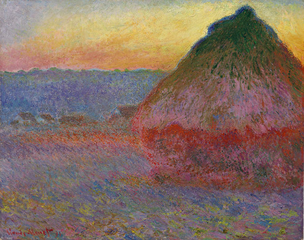 O quadro 'Meule', pintado por Claude Monet em 1891, foi leiloado por US$ 81,4 milhes