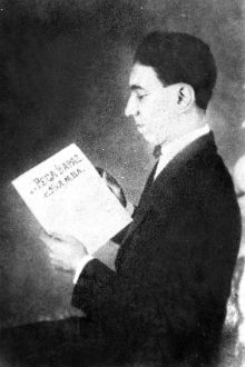 Retrato de Sinh (Jos Barbosa da Silva) em 1926